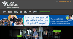 Desktop Screenshot of bonsecoursphysicaltherapy.com